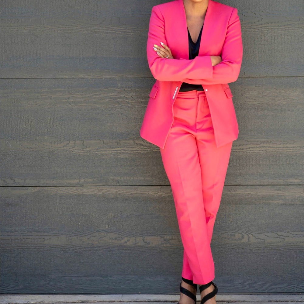 Zara Hot Pink Suit